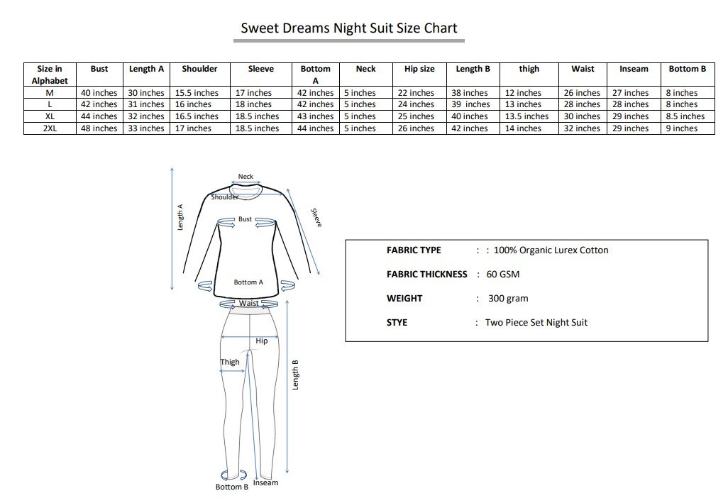 Sweet Dreams Night Suit - Louis Cardin Perfumes